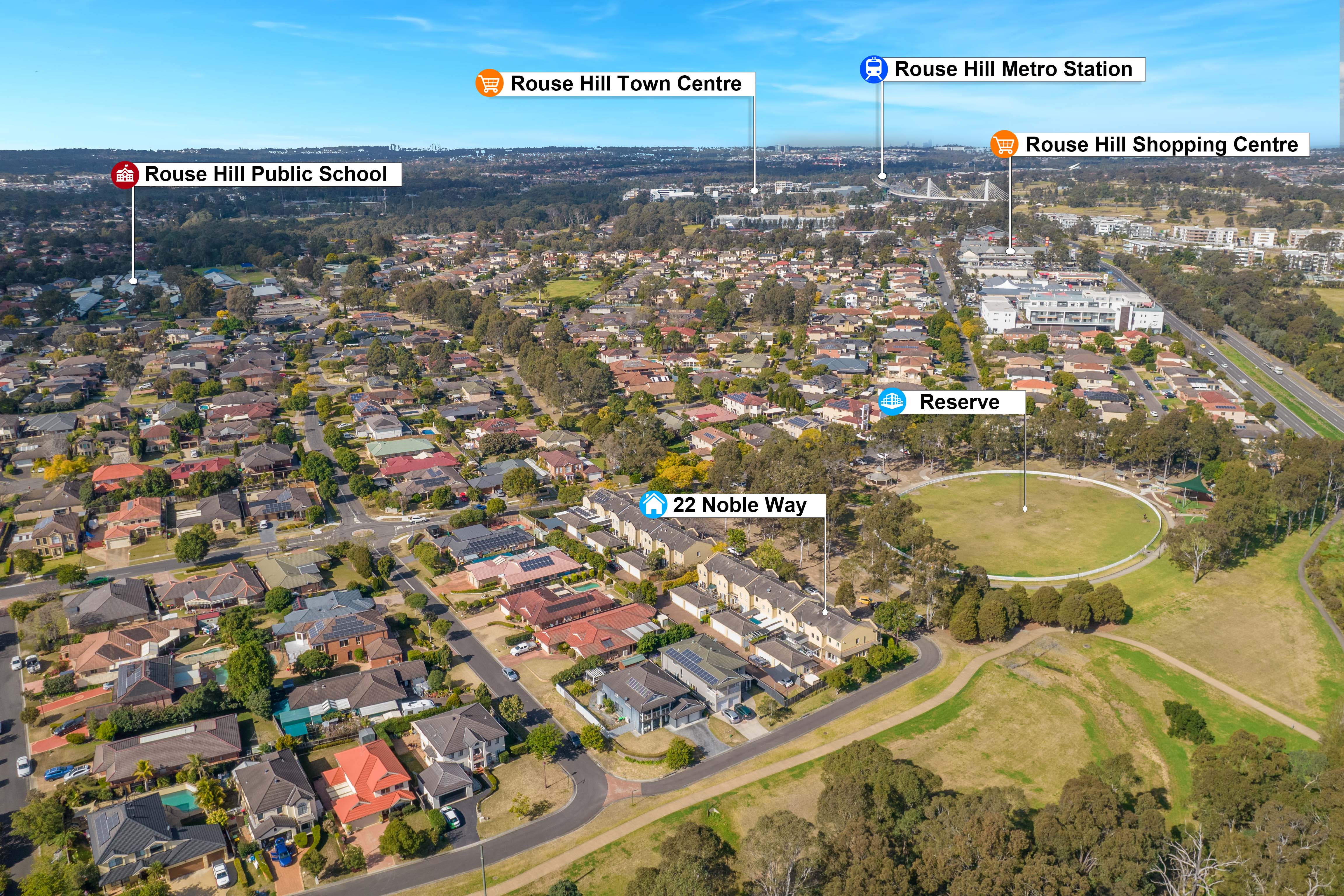 22 Noble Way, Rouse Hill Townhouse For Sale In Rouse Hill Wiseberry